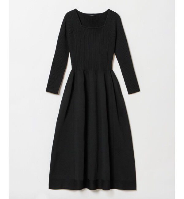 allureville「ウエストマークコクーンニットワンピース」|ワンピース|