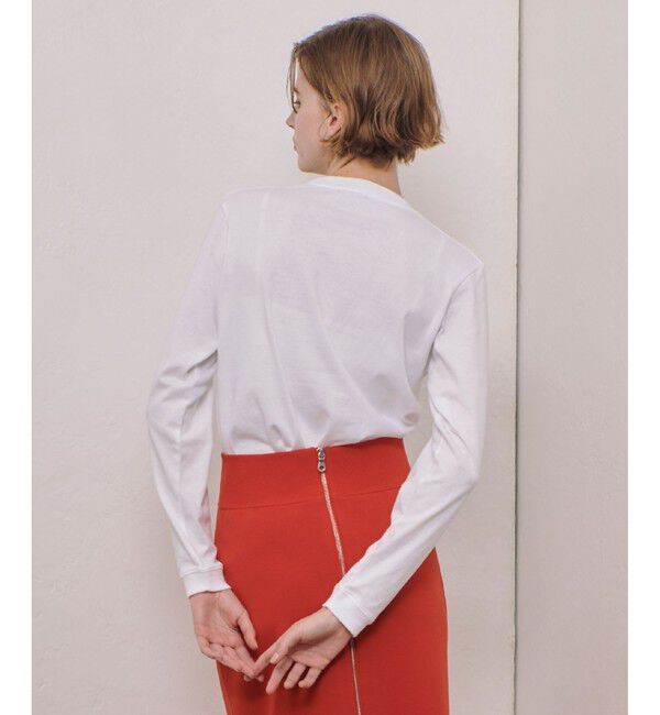 allureville「カレッジライクフォントロンTEE」|Tシャツ・カットソー|