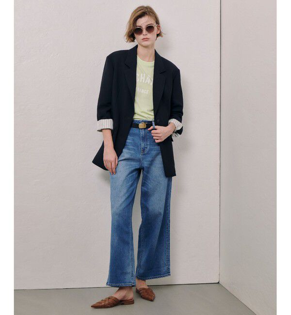 allureville「カレッジライクフォントロンTEE」|Tシャツ・カットソー|