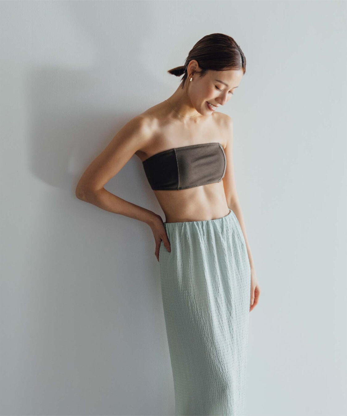 ur's「【黒川翼さんコラボアイテム】シンプルバンドゥ/水陸両用」|ビキニ|チャコール