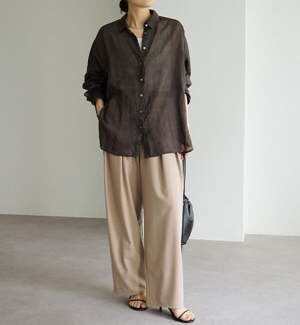  「【新色登場！/リバイバル】ラミーオーバーシャツブラウス」|シャツ・ブラウス|