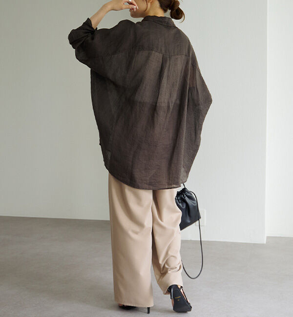  「【新色登場！/リバイバル】ラミーオーバーシャツブラウス」|シャツ・ブラウス|