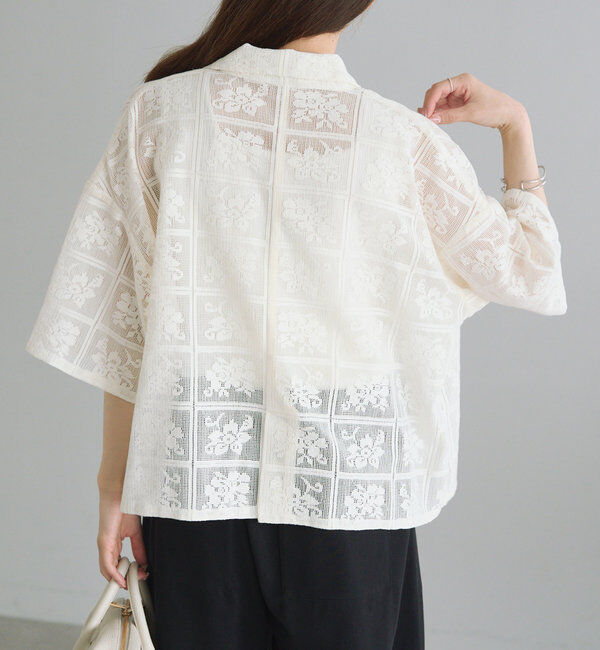  「クロシェット風レースブラウス」|シャツ・ブラウス|
