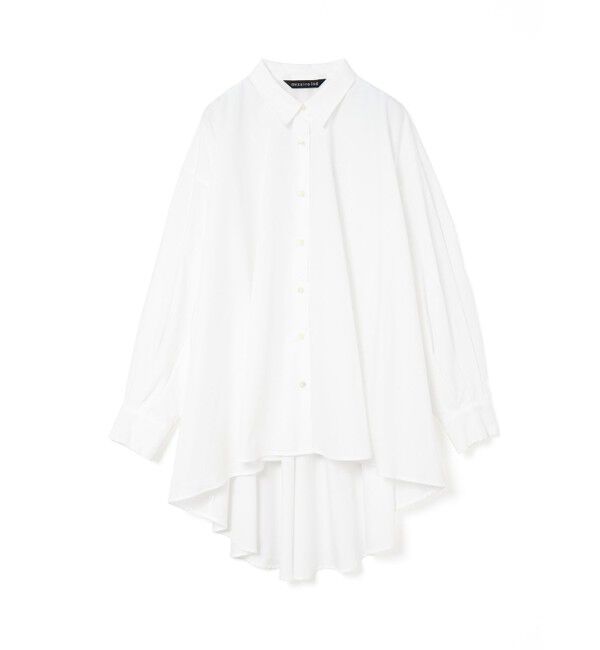 mizuiro ind「mizuiro ind ワイドシャツチュニック」|シャツ・ブラウス|