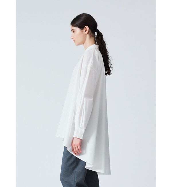 mizuiro ind「mizuiro ind ワイドシャツチュニック」|シャツ・ブラウス|