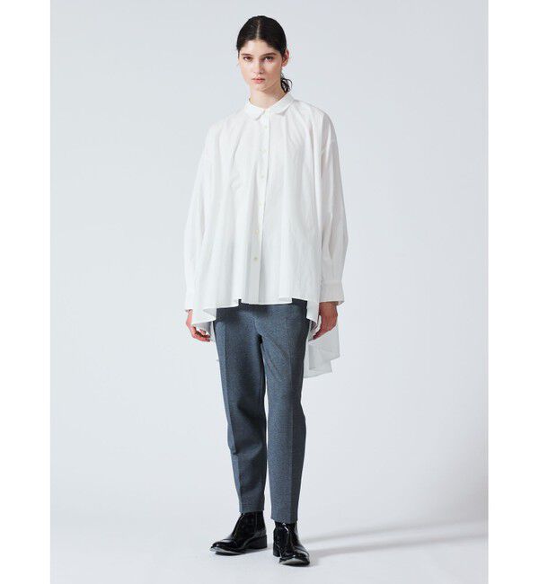 mizuiro ind「mizuiro ind ワイドシャツチュニック」|シャツ・ブラウス|