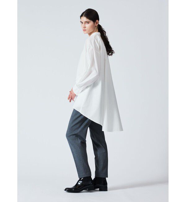 mizuiro ind「mizuiro ind ワイドシャツチュニック」|シャツ・ブラウス|