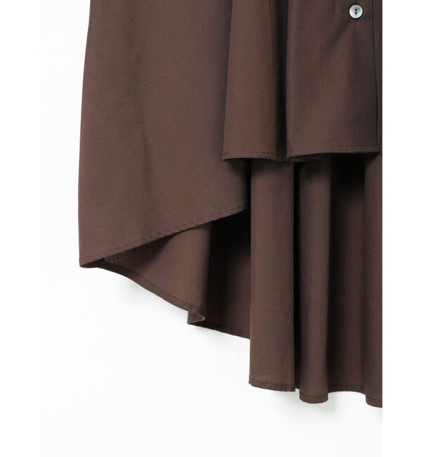 mizuiro ind「mizuiro ind ワイドシャツチュニック」|シャツ・ブラウス|