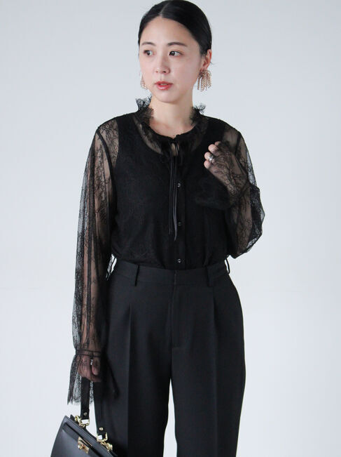 sm2rhythm「【セレモニーアイテム】レースブラウス」|シャツ・ブラウス|