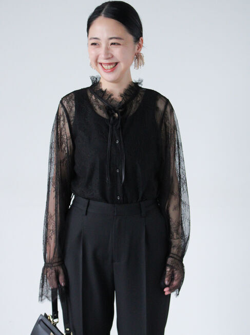 sm2rhythm「【セレモニーアイテム】レースブラウス」|シャツ・ブラウス|