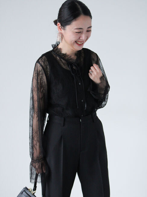 sm2rhythm「【セレモニーアイテム】レースブラウス」|シャツ・ブラウス|