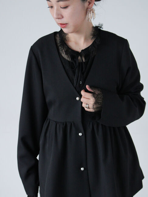 sm2rhythm「【セレモニーアイテム】レースブラウス」|シャツ・ブラウス|