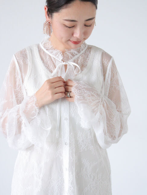 sm2rhythm「【セレモニーアイテム】レースブラウス」|シャツ・ブラウス|