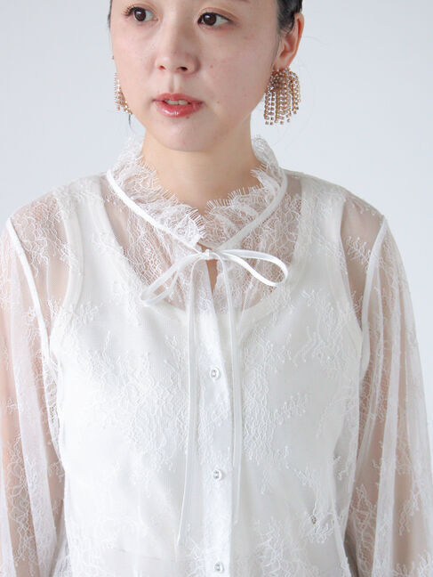 sm2rhythm「【セレモニーアイテム】レースブラウス」|シャツ・ブラウス|