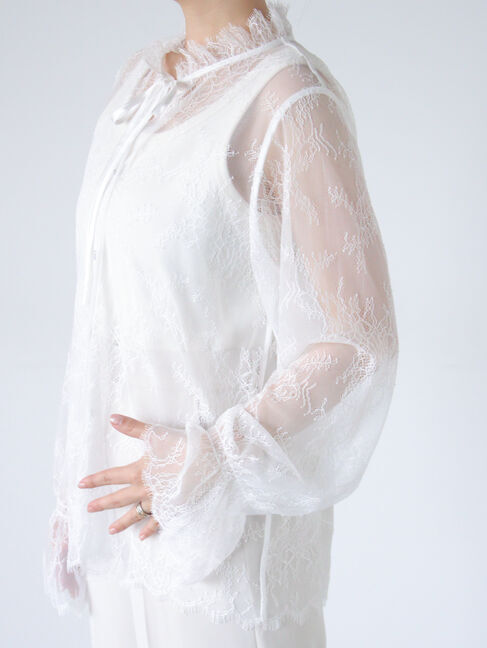 sm2rhythm「【セレモニーアイテム】レースブラウス」|シャツ・ブラウス|