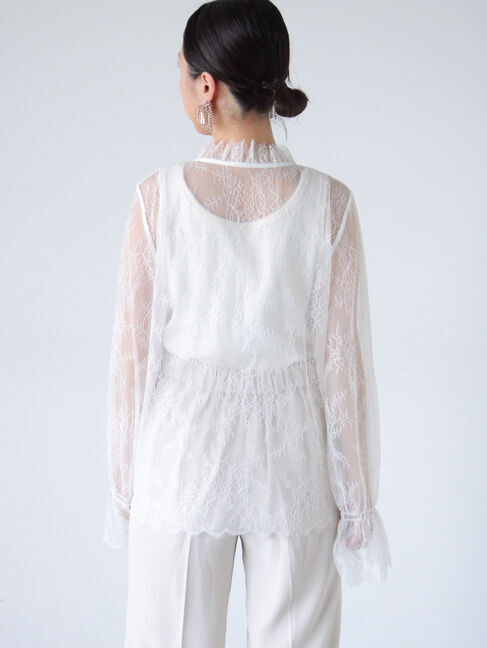 sm2rhythm「【セレモニーアイテム】レースブラウス」|シャツ・ブラウス|