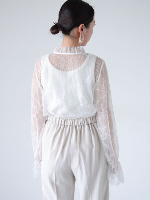 sm2rhythm「【セレモニーアイテム】レースブラウス」|シャツ・ブラウス|