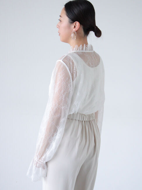 sm2rhythm「【セレモニーアイテム】レースブラウス」|シャツ・ブラウス|