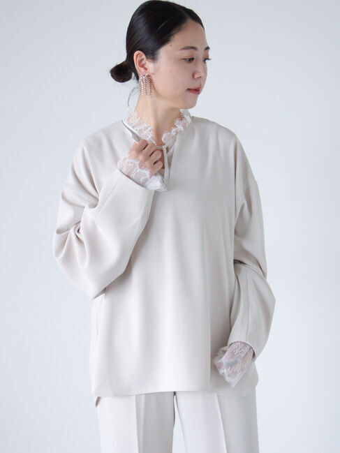 sm2rhythm「【セレモニーアイテム】レースブラウス」|シャツ・ブラウス|
