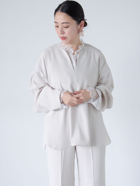 sm2rhythm「【セレモニーアイテム】レースブラウス」|シャツ・ブラウス|