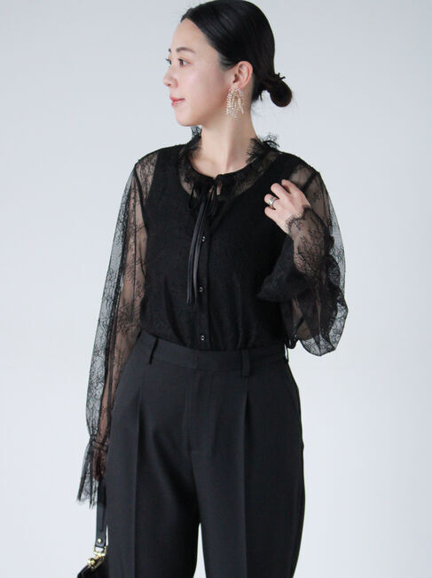 sm2rhythm「【セレモニーアイテム】レースブラウス」|シャツ・ブラウス|