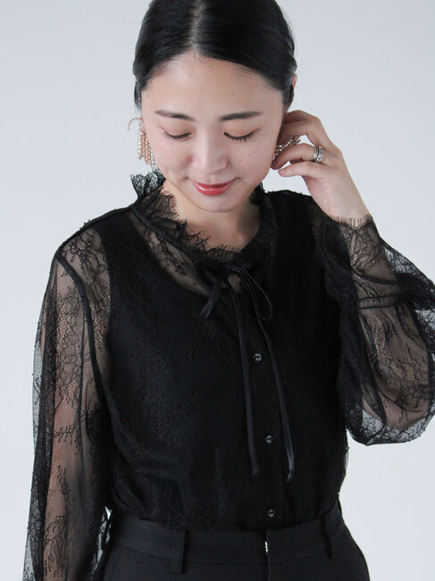 sm2rhythm「【セレモニーアイテム】レースブラウス」|シャツ・ブラウス|
