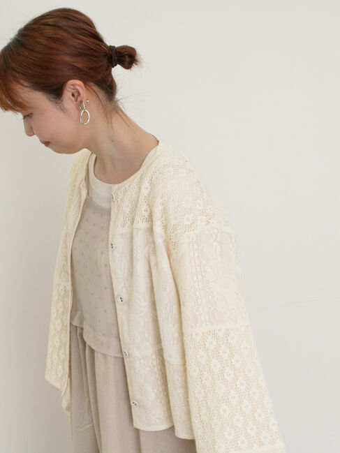 Samansa Mos2「レースパッチワークジャケット」|その他|