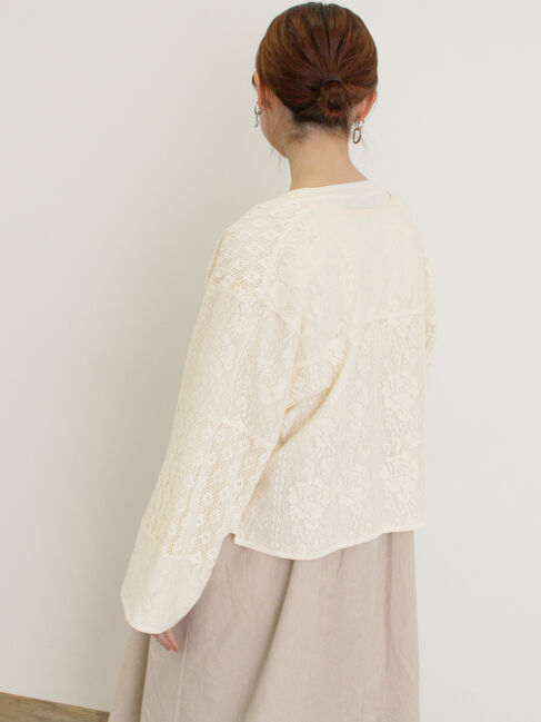 Samansa Mos2「レースパッチワークジャケット」|その他|