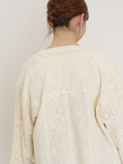 Samansa Mos2「レースパッチワークジャケット」|その他|