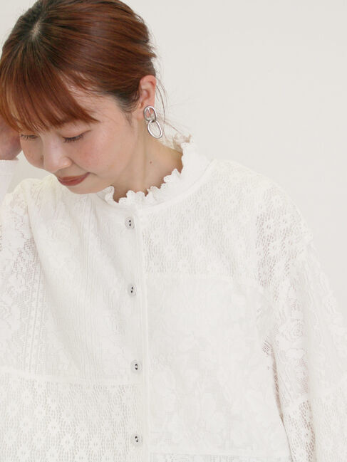 Samansa Mos2「レースパッチワークジャケット」|その他|