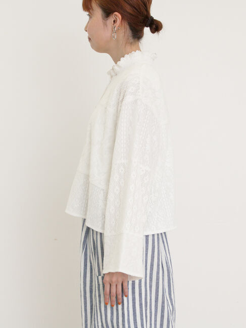 Samansa Mos2「レースパッチワークジャケット」|その他|