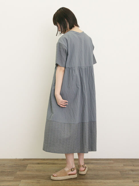 Samansa Mos2「【S/Mサイズ】オーバーレース切替ワンピース」|ワンピース|