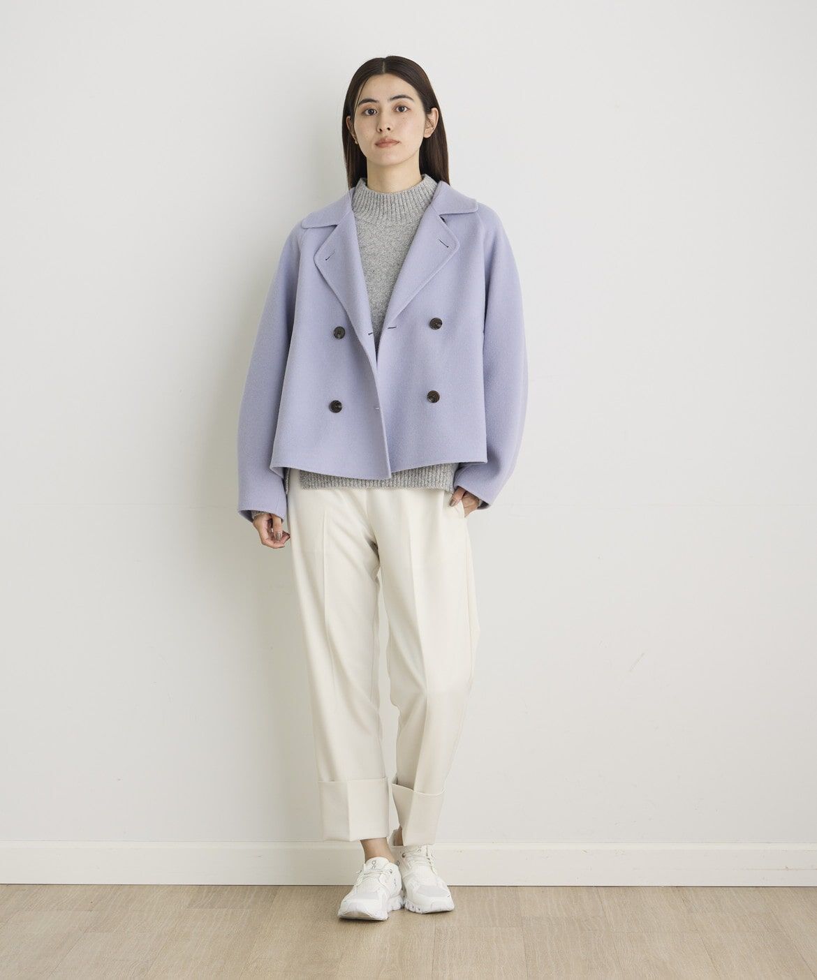 I.T.'S international「ウールライクロールアップテーパードパンツ」|その他|