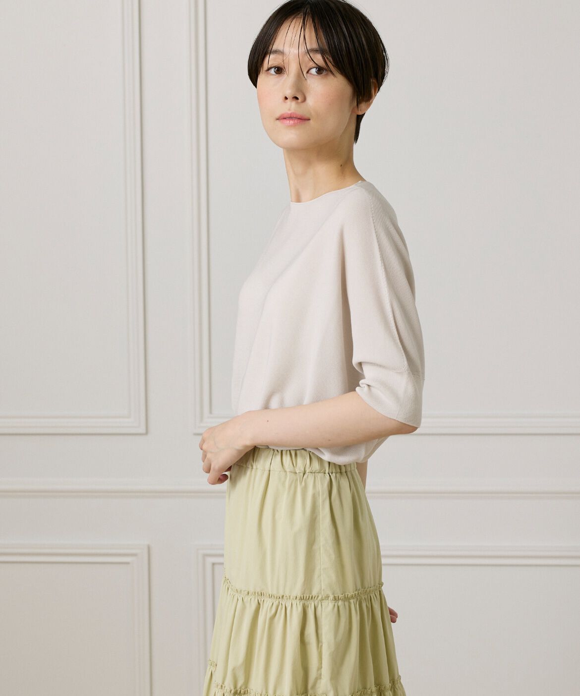 DAY by DAY it&rsquo;s international「大人艶ニットプルオーバー《Cuoo》」|ニット・セーター|グレーベージ 3