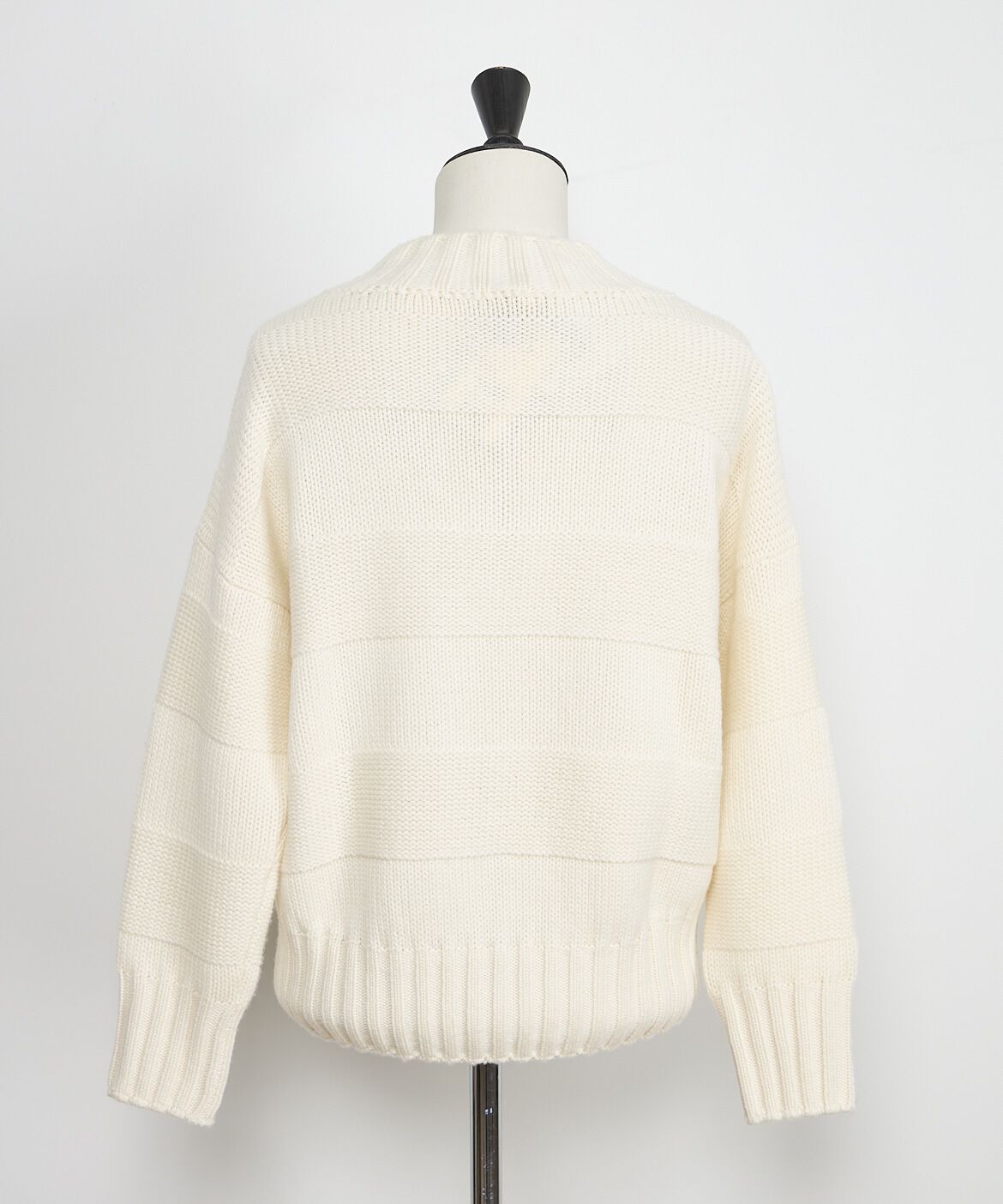 INED「CASHEART カシミヤ編地変化バルキーニット」|ニット・セーター|