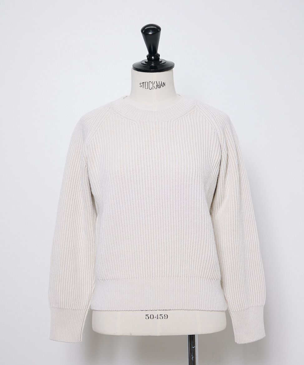 INED「CASHEART カシミヤリブ編みニット」|ニット・セーター|