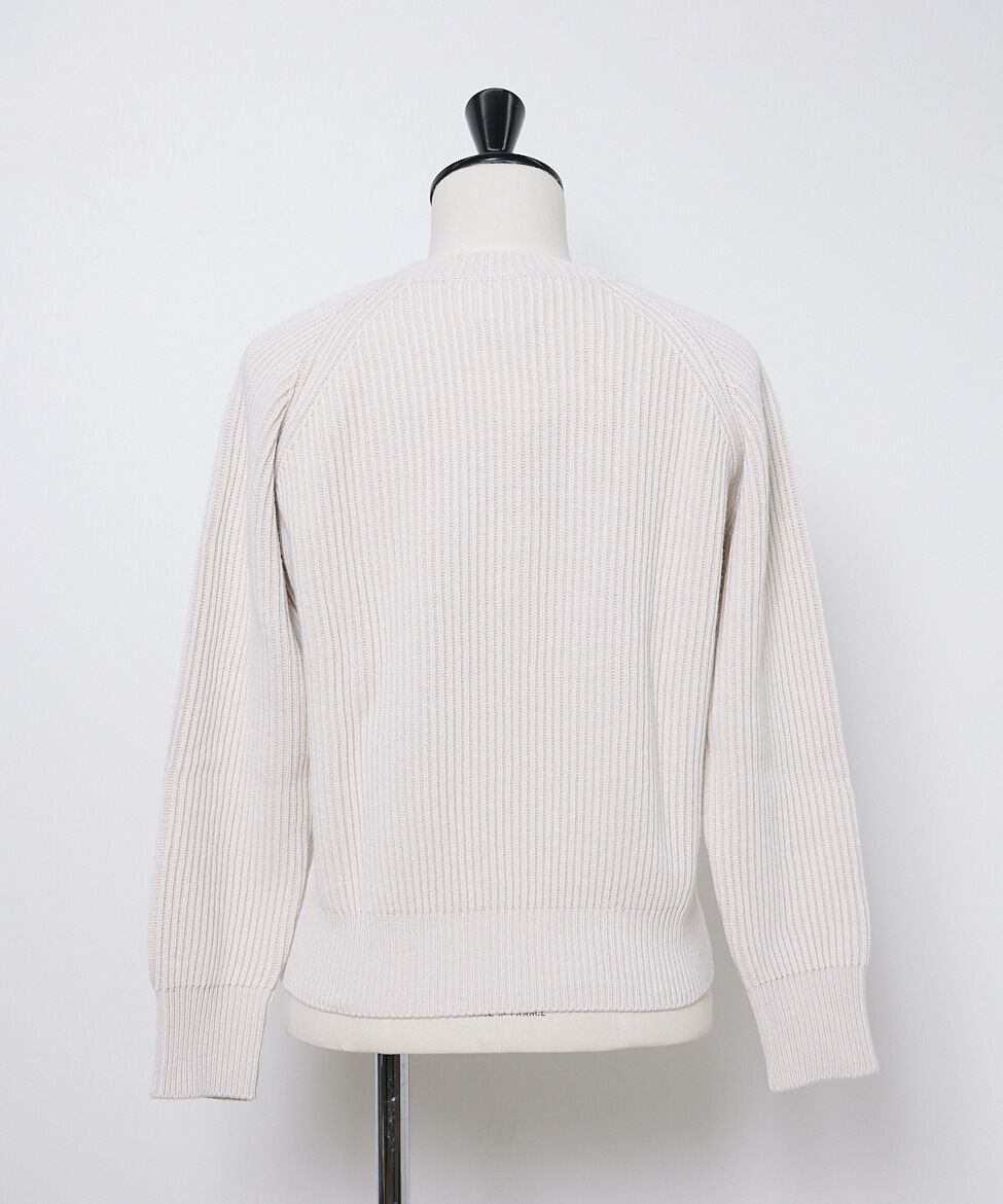 INED「CASHEART カシミヤリブ編みニット」|ニット・セーター|