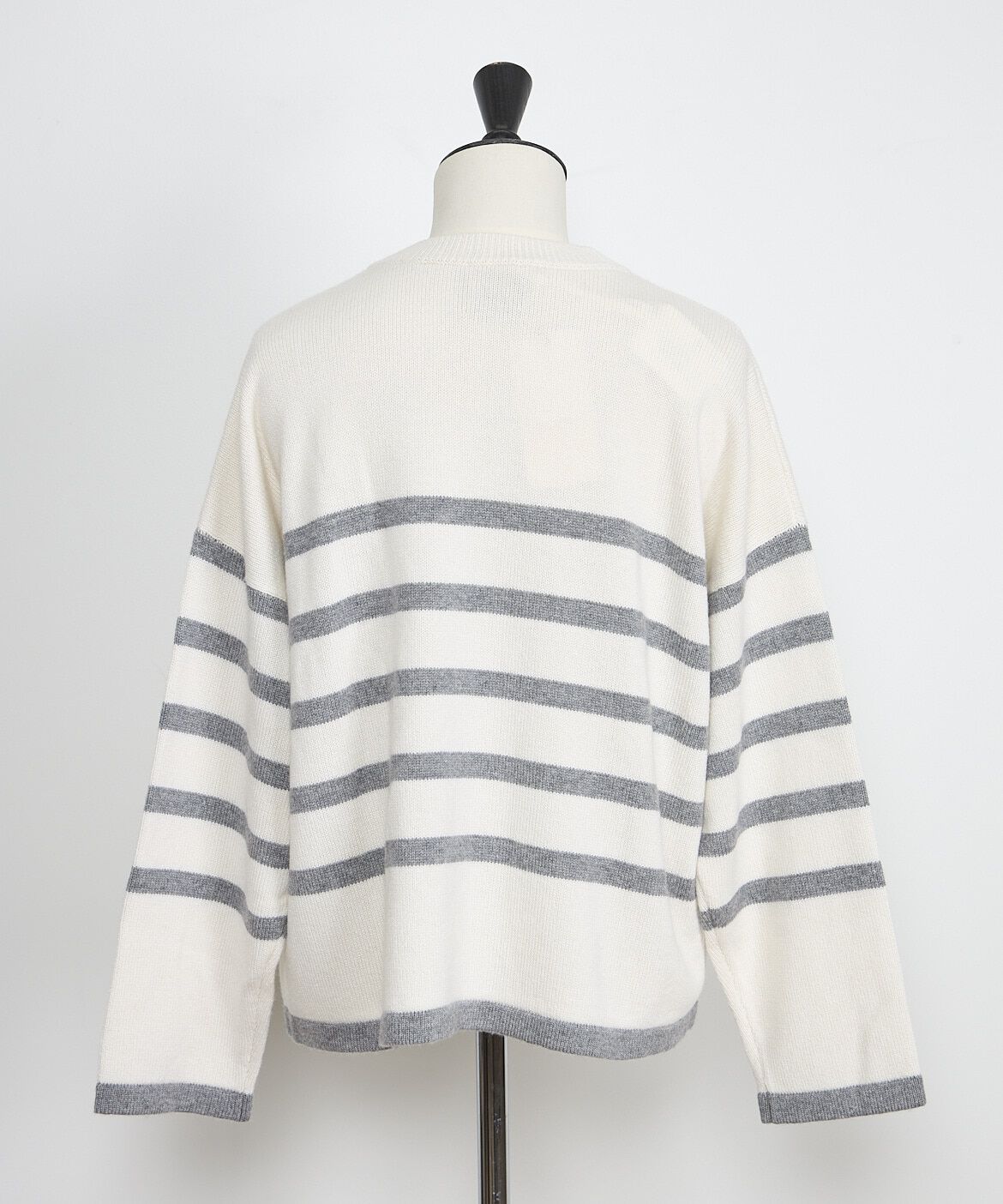 INED「CASHEART カシミヤボーダーニット」|ニット・セーター|