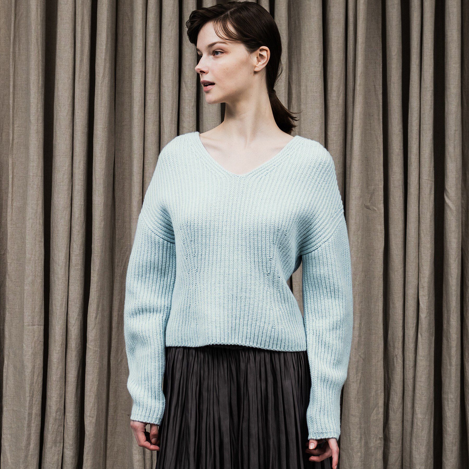 UNTITLED「ウールカシミヤニット＋バラクラバSET」|ニット・セーター|