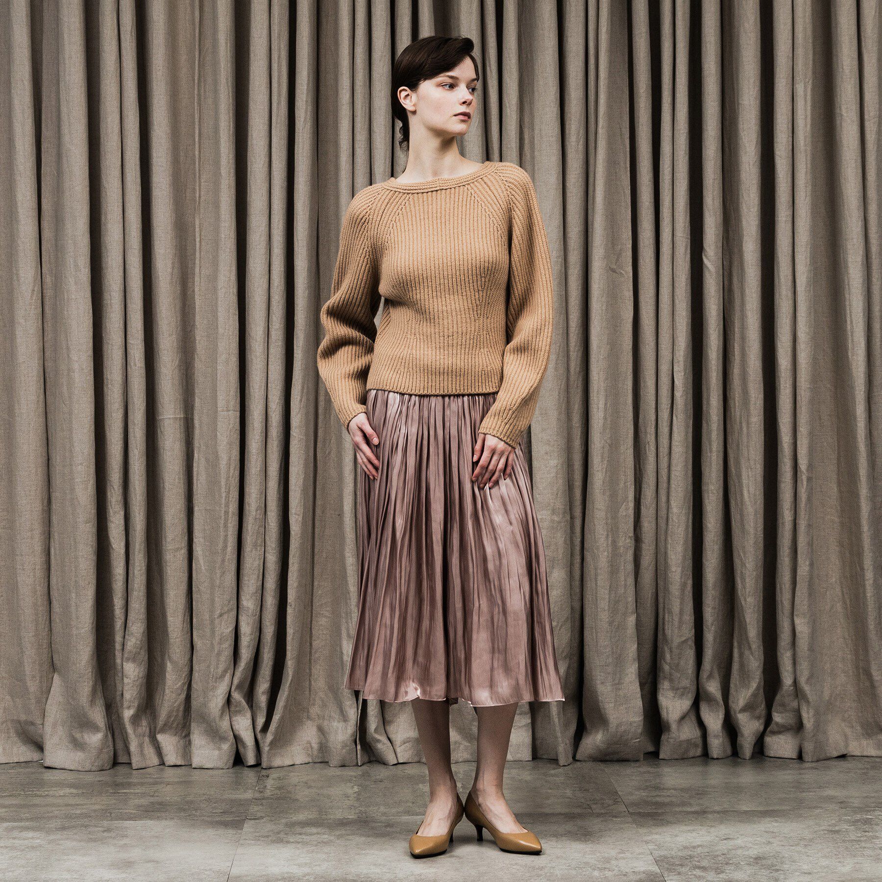 UNTITLED「ウールカシミヤニット＋バラクラバSET」|ニット・セーター|