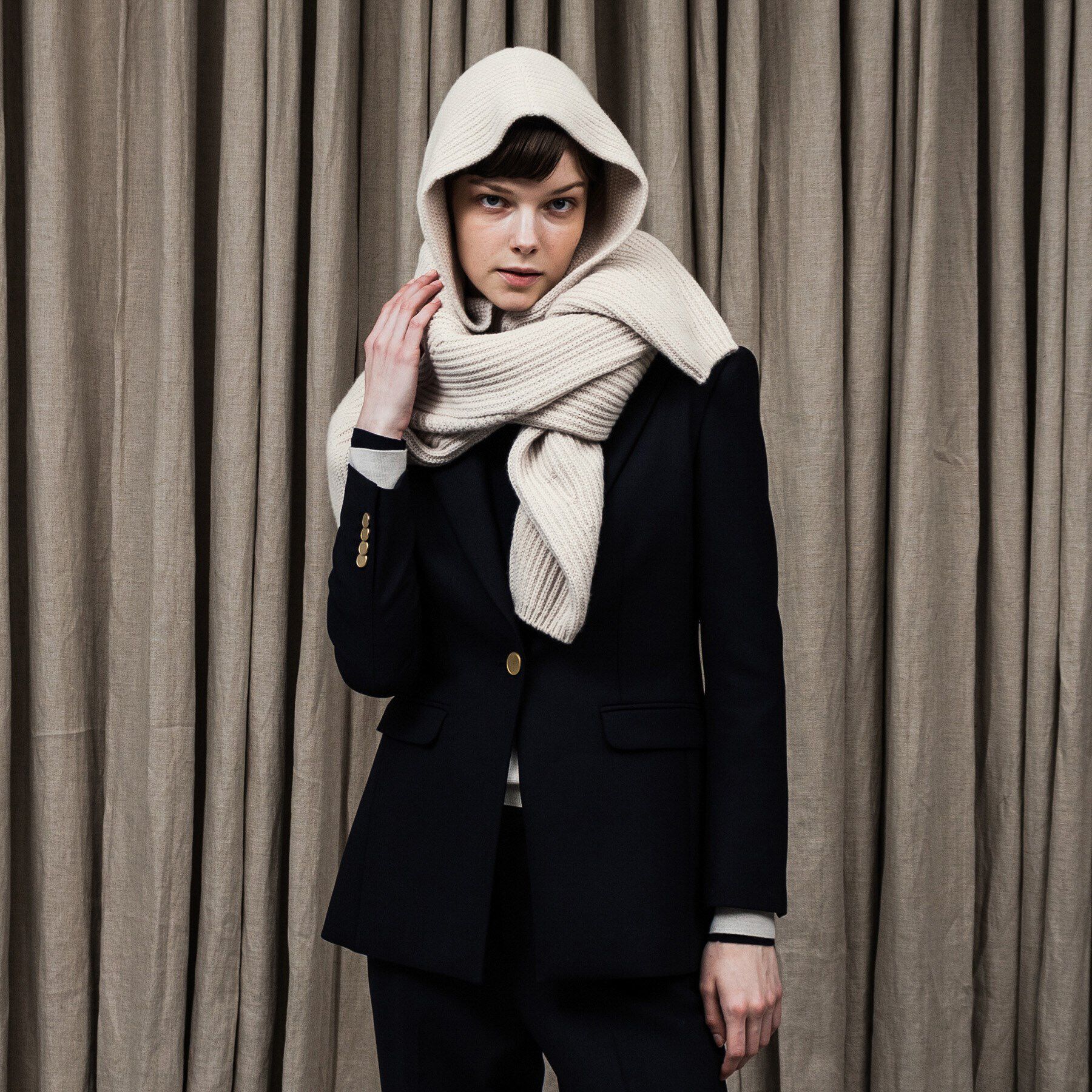 UNTITLED「ウールカシミヤニット＋バラクラバSET」|ニット・セーター|