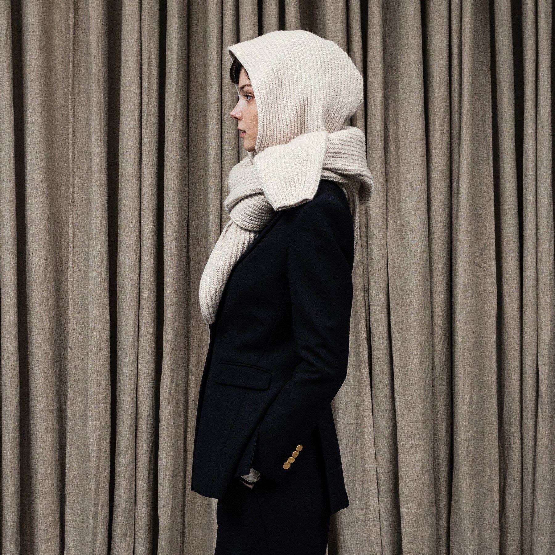 UNTITLED「ウールカシミヤニット＋バラクラバSET」|ニット・セーター|