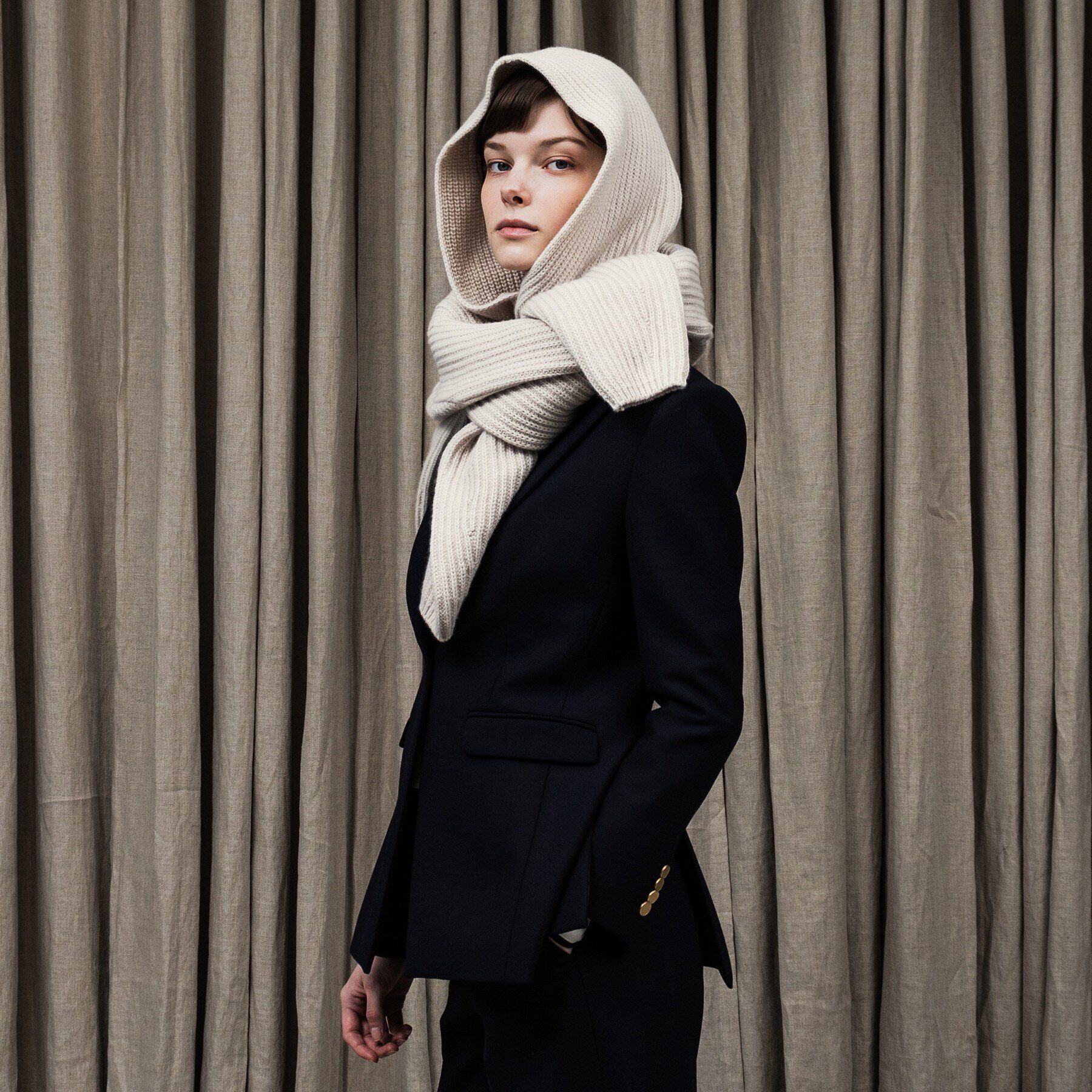 UNTITLED「ウールカシミヤニット＋バラクラバSET」|ニット・セーター|