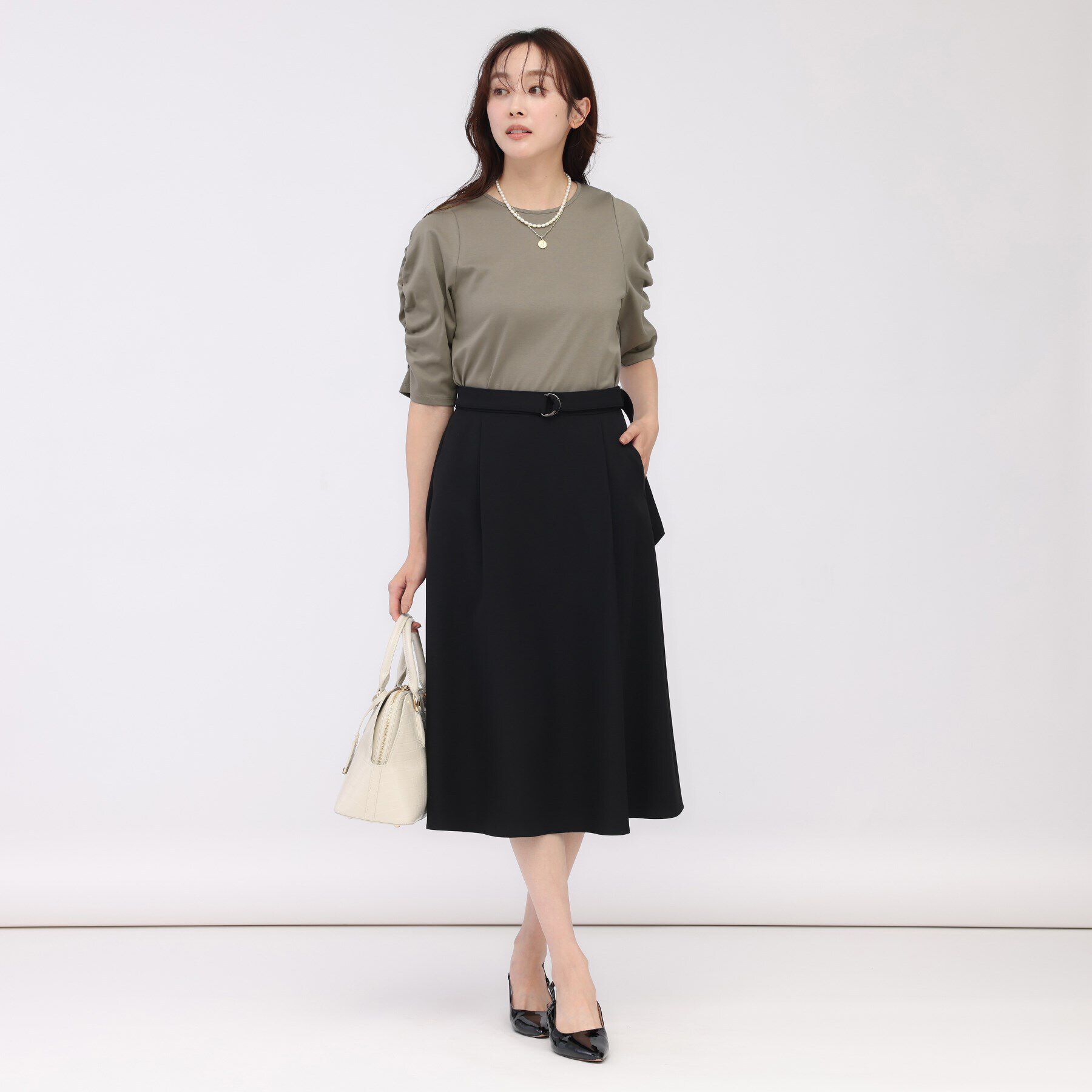 UNTITLED「袖コンシャスプルオーバー」|Tシャツ・カットソー|