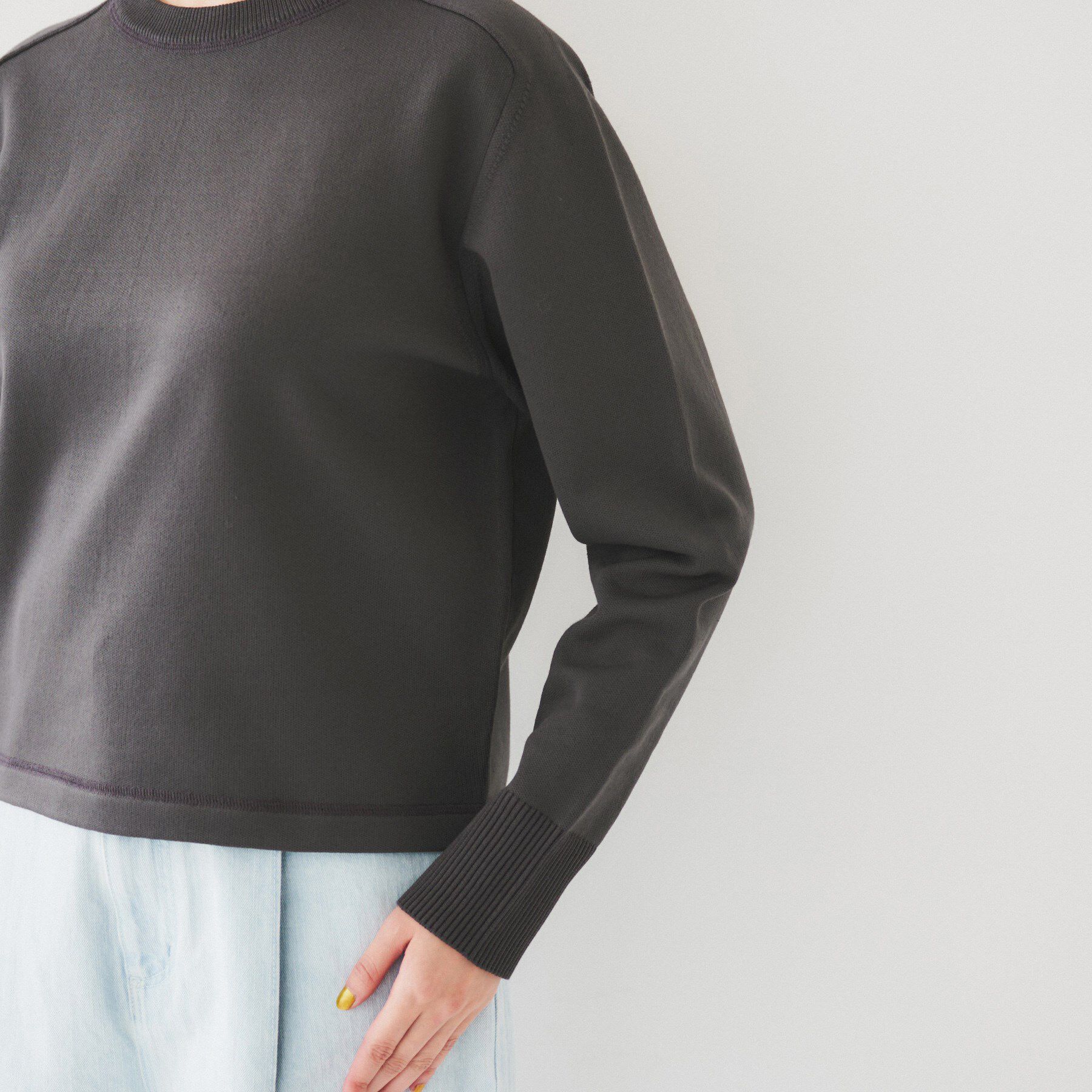 UNTITLED「【オンオフ使える】ドルマンスリーブニット」|ニット・セーター|