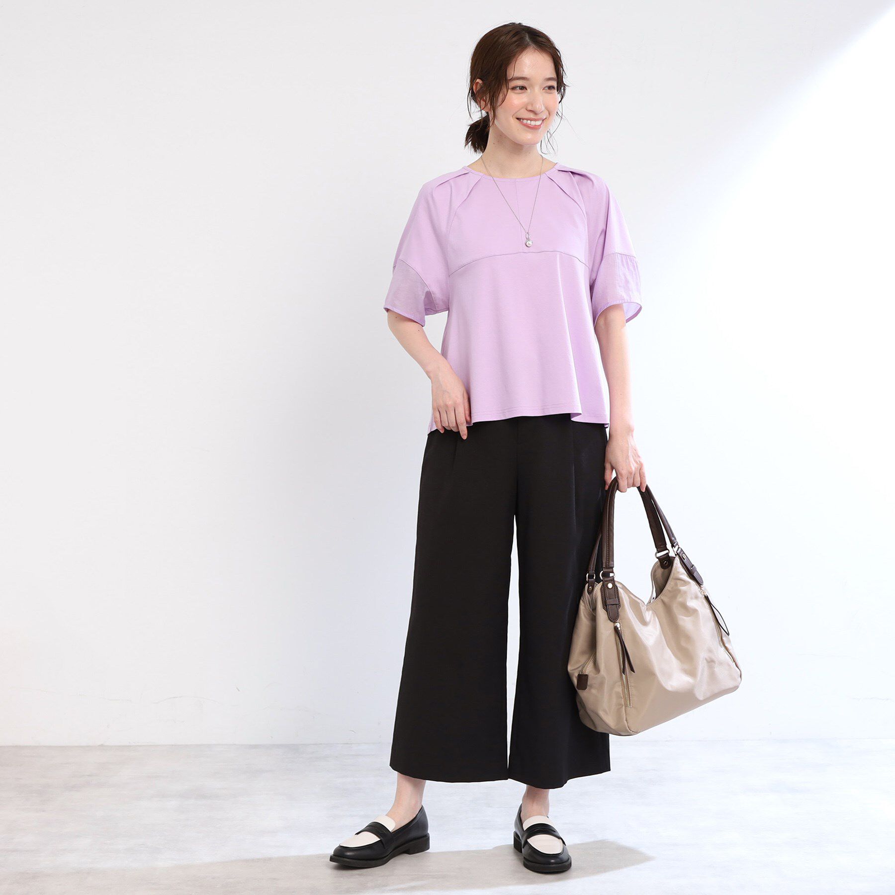 Reflect「【夏SALE／E‐QUALITY／手洗い可】シアーラグランプルオーバー」|Tシャツ・カットソー|