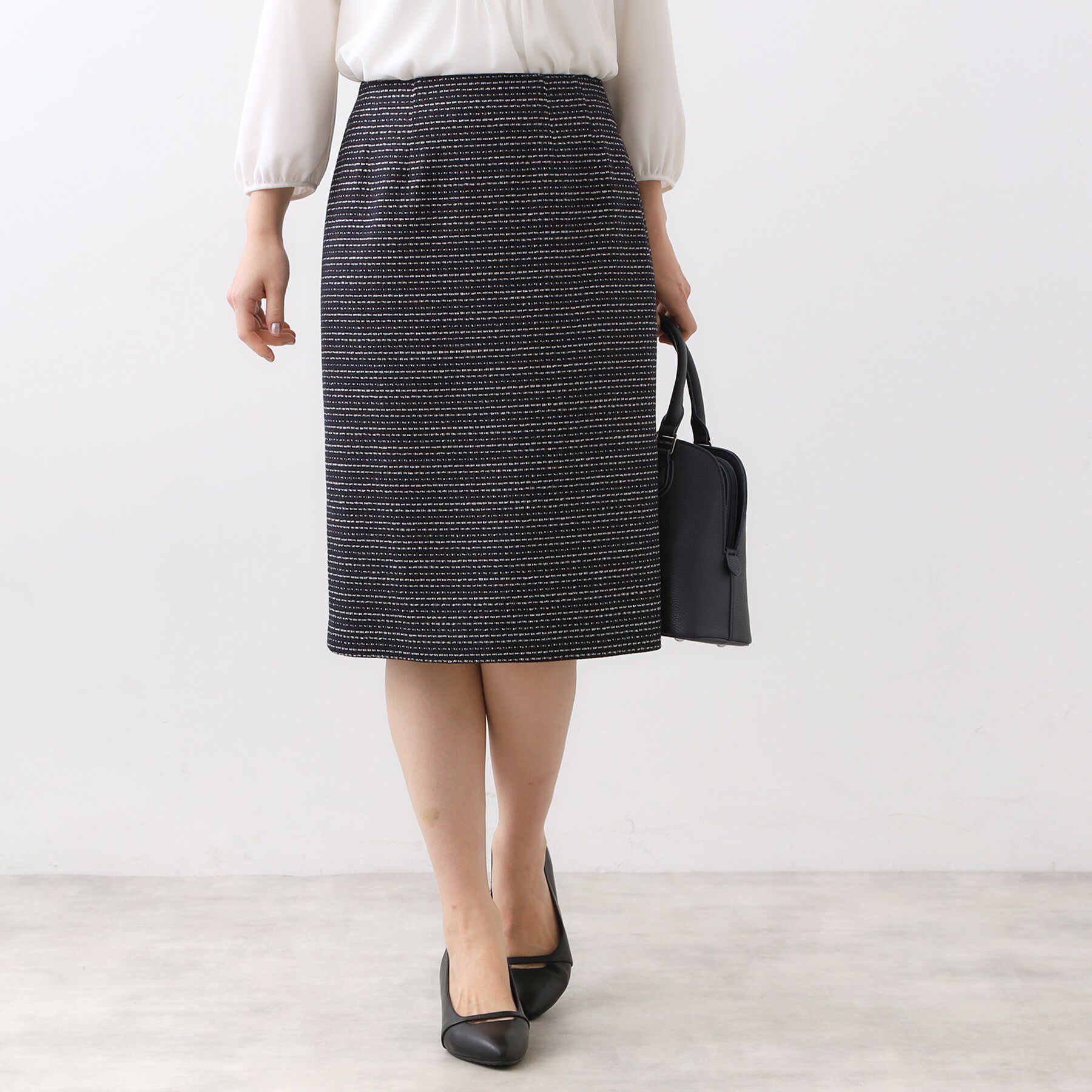 Reflect「【フォーマル／入卒／セットアップ可】ツイードスカート」|スカート|