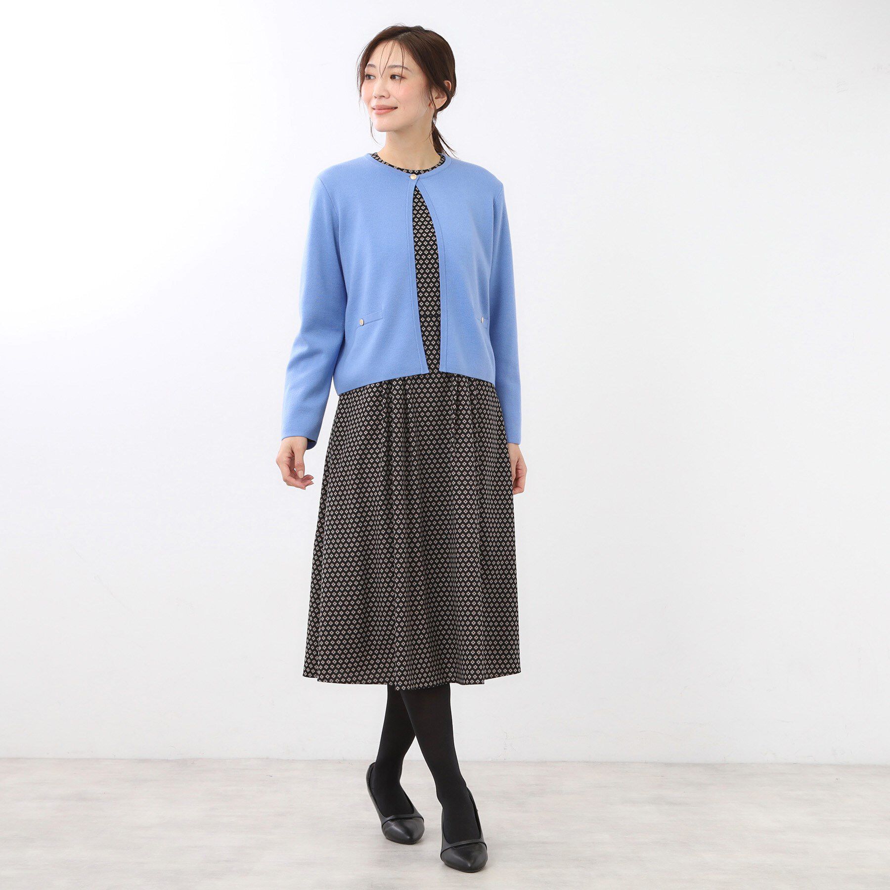 Reflect「【選べる5色／アンサンブル可】クルーネックカーディガン」|カーディガン|