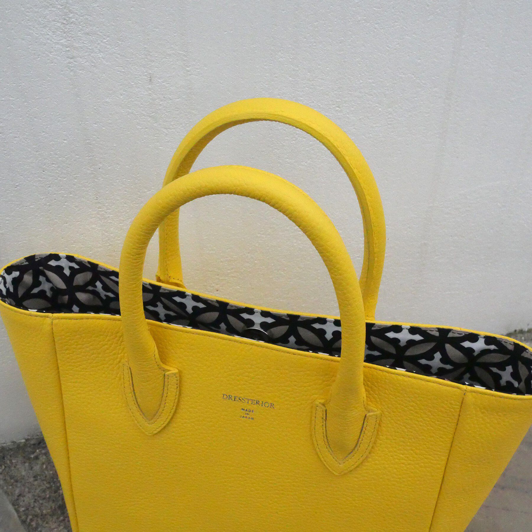 DRESSTERIOR「【日本製】シュリンクレザーミニトート」|トートバッグ|