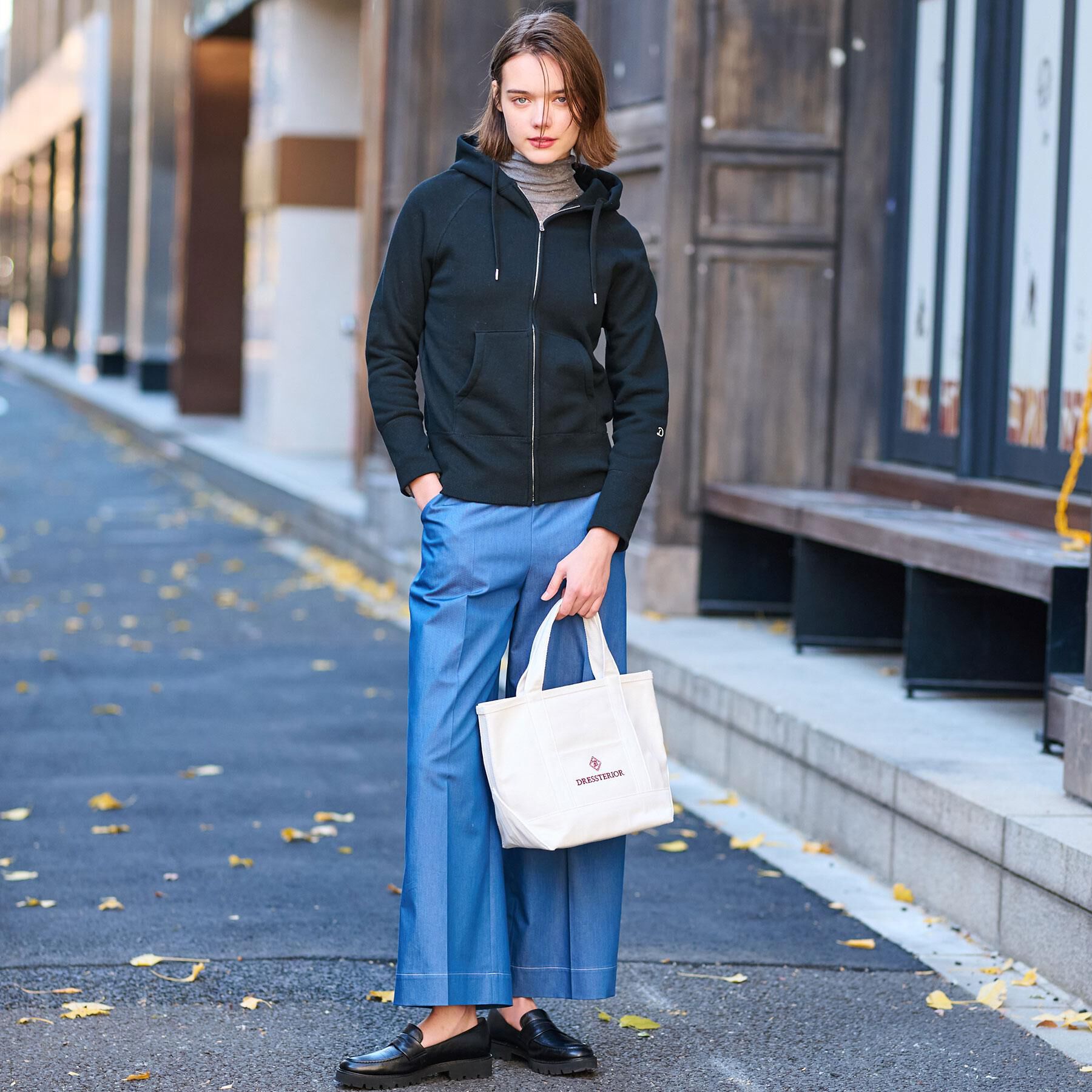 DRESSTERIOR「【NEWカラーあり】ライト裏毛ジップアップパーカ」|パーカー|